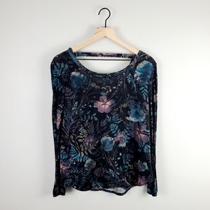 Floral Print Long Sleeve Top